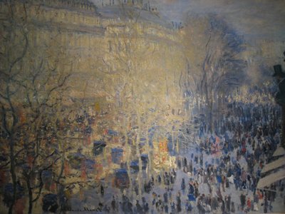 Il Boulevard des Capucines da Claude Monet